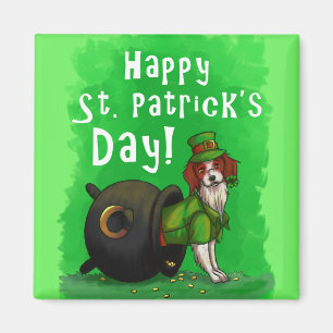 Imán El perro del Día de San Patricio