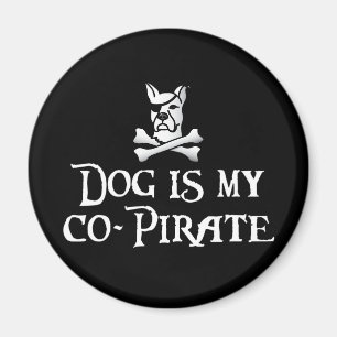 Imán El perro es mi Co-Pirata