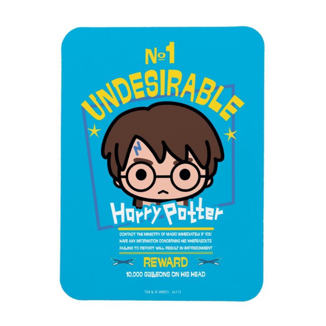 Imán El personalizado Harry Potter Quería Gráfico Poste (Vertical)