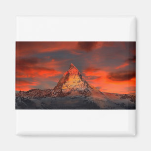 Imán El pico del matrono al amanecer