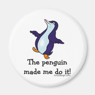 Imán ¡El pingüino hizo que lo hace!