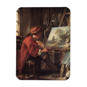 Imán El pintor en su estudio (por François Boucher)