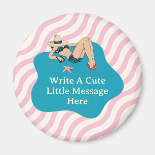 Imán El Pinup de la Serenity Seaside: Elegancia de Play