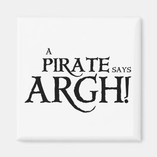 Imán El pirata dice ARGH