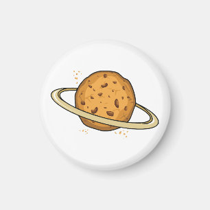 Imán El planeta espacial de las galletas divertidas