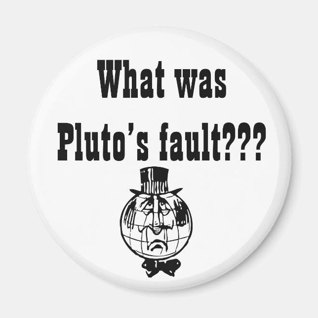 Imán El planeta Pluto Magnet (Frente)