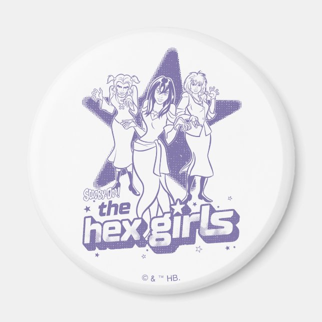 Imán El poder de las estrellas de los Chicas hex (Frente)
