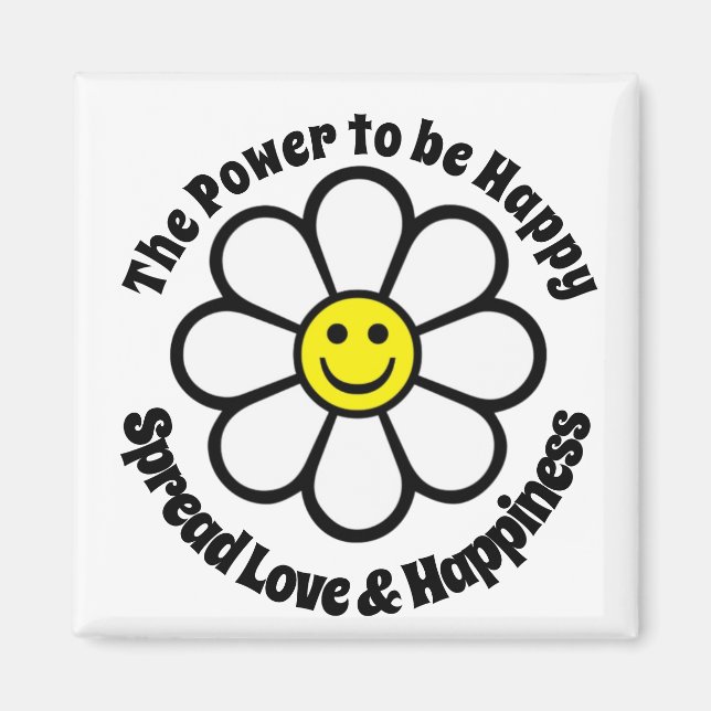 IMÁN EL PODER PARA SER FELIZ MAGNET (Frente)