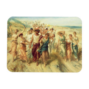 Imán El poeta Anacreon (570-485 A.C.) con sus musas,