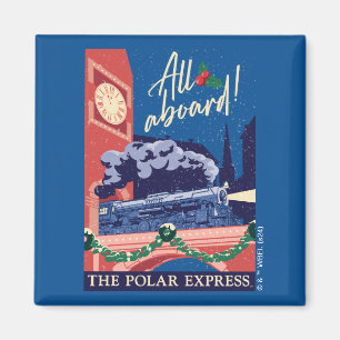 Imán El Polar Express - ¡Todos a bordo!
