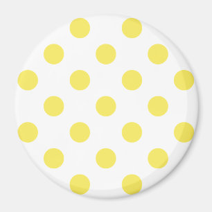 Imán El polka amarillo de maíz domina los círculos