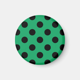 Imán El polka negro se pone verde fresco