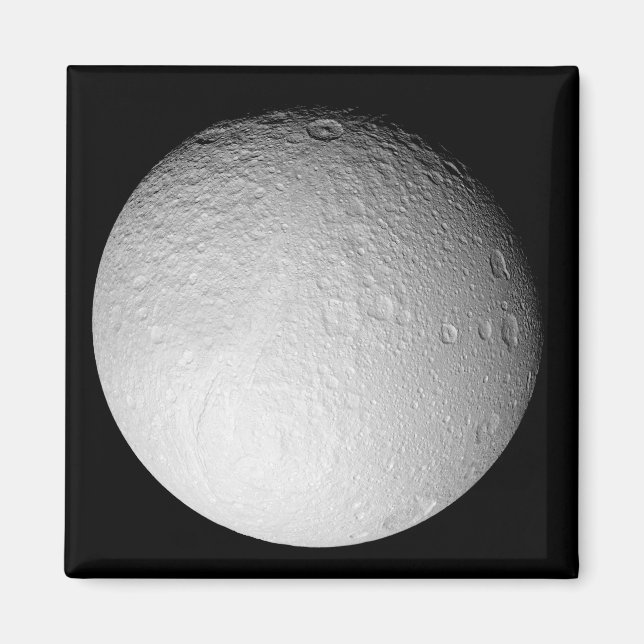 Imán El polo sur de los ensayos de luna de Saturno (Frente)
