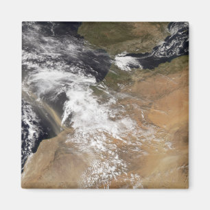 Imán El polvo plumes de la costa marroquí