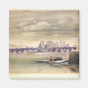Imán El Pont-Neuf y el Ile de la Cite, 1881