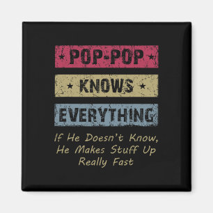Imán El Pop-pop sabe todo si no sabe nada; para