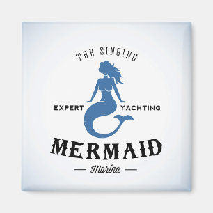 Imán El poster de la sirena del canto
