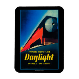 Imán El poster promocional del tren de la luz del día