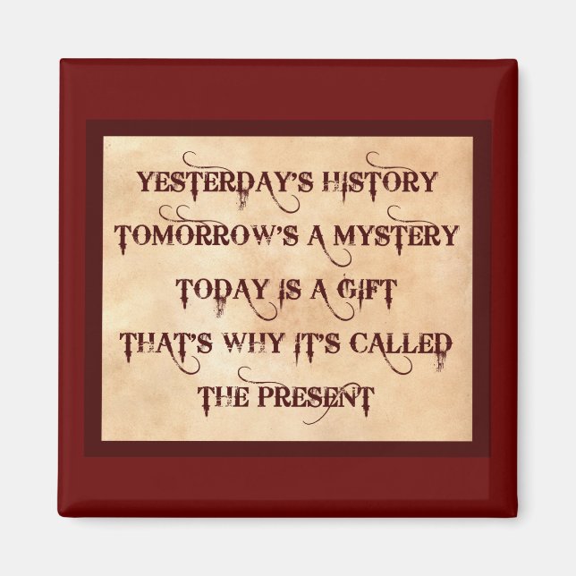 Imán El presente (Frente)