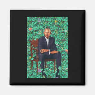 Imán El presidente Barack Obama retrata la camiseta