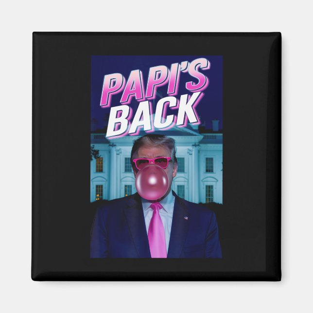 Imán El presidente de Papi, Donald Trump, se vuelve loc (Frente)