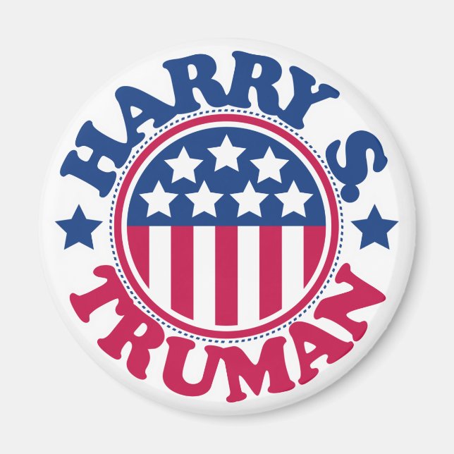 Imán El presidente estadounidense Harry S Truman (Frente)