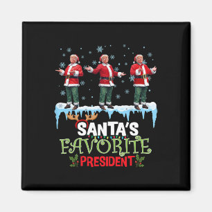 Imán El presidente favorito de Santa Santa Trump Baile 
