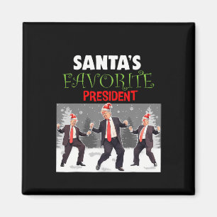 Imán El presidente favorito de Santa Trump baila gracio
