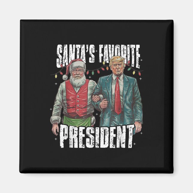 Imán El presidente favorito de Trump, Santa Claus (Frente)