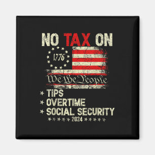 Imán El Presidente Trump 2024 No Impuesto A Las Tips En