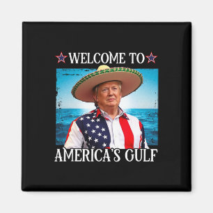Imán El presidente Trump da la bienvenida al Golfo de M
