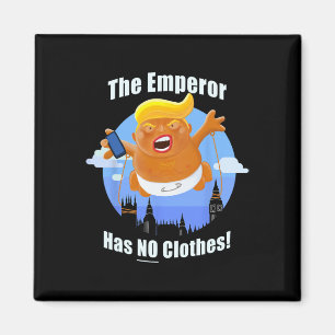 Imán El presidente Trump El emperador no tiene ropa 