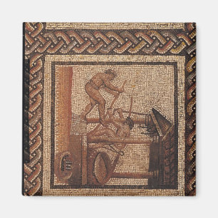 Imán El presionar verde oliva, originalmente de