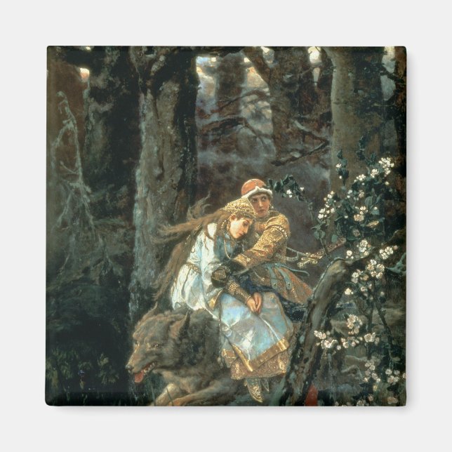 Imán El príncipe Iván en el lobo gris, 1889 (Frente)
