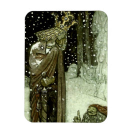 Imán “El príncipe y el Tomten” de John Bauer