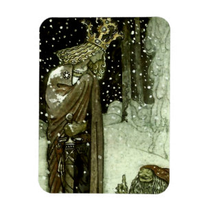 Imán “El príncipe y el Tomten” de John Bauer
