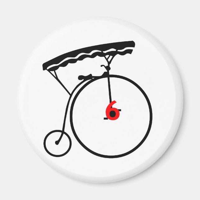 Imán El Prisionero Número Seis Magnet (Frente)