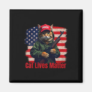 Imán El problema de las vidas de los gatos es gracioso,