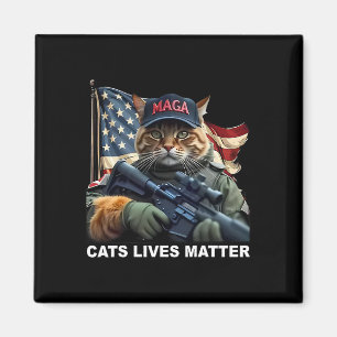 Imán El problema de las vidas de los gatos es gracioso,