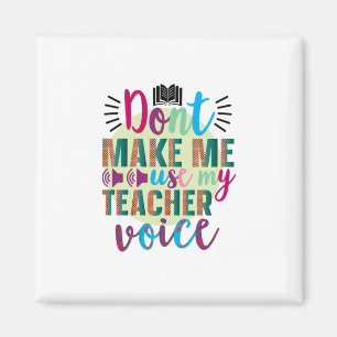 Imán El profesor no me hace usar mi voz de profesor