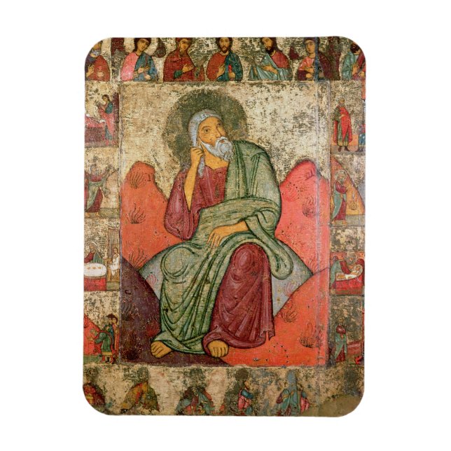 Imán El Profeta Elías, Escuela Pskov (panel) (Vertical)