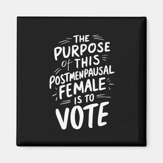 Imán El Propósito De Este Post Menopausal Harris Walz (Frente)