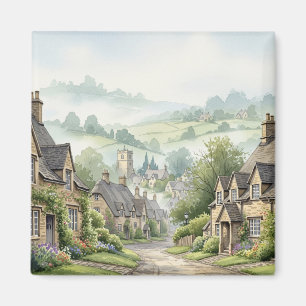 Imán El pueblo de Cotswolds mañana sabia
