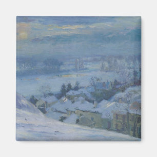 Imán El pueblo de Herblay debajo de la nieve, 1895