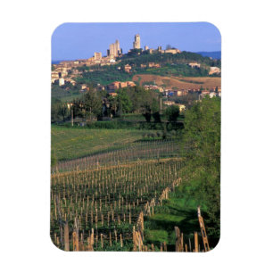 Imán El pueblo de San Gimignano se asienta en las ondul