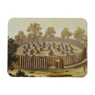 Imán El pueblo de una tribu indígena en la Florida,