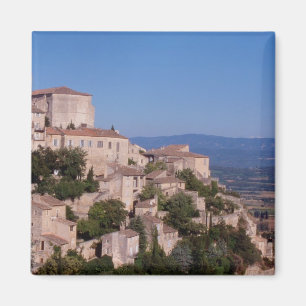 Imán El pueblo en la cima de la colina de Gordes
