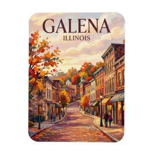 Imán El Pueblo Histórico de Galena EE. UU.