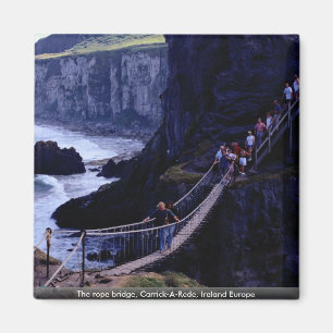 Imán El puente de la cuerda, Carrick-A-Rede, Irlanda Eu