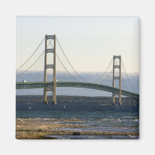 Imán El puente de Mackinac atravesando los Estrechos de